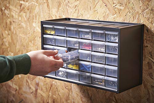 STANLEY 1-93-980 - Caja de Almacenamiento para Piezas pequeñas con 30 cajones STANLEY 1-93-980 - Caja de Almacenamiento para Piezas pequeñas con 30 cajones
