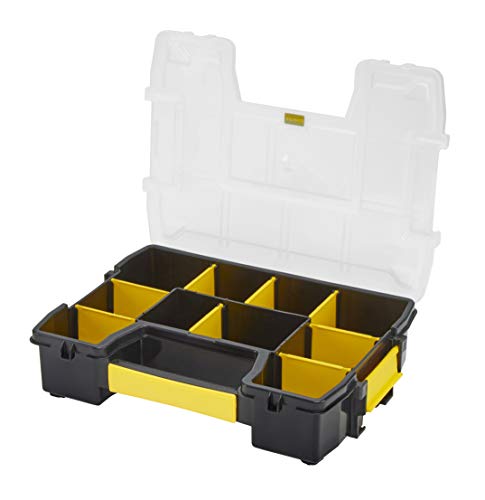 STANLEY STST1-70720 - Organizador SortMaster, Negro, Transparente