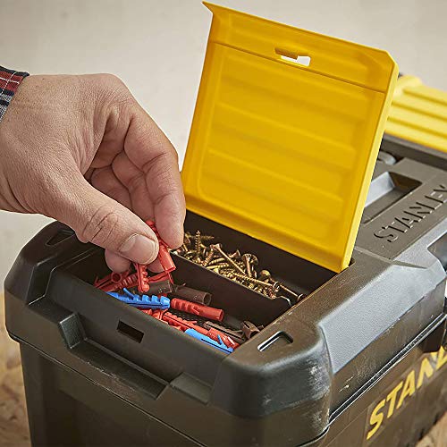 STANLEY STST1-75518 - Caja de herramientas de plastico con cierre metálico, 20 x 19.5 x 41 cm