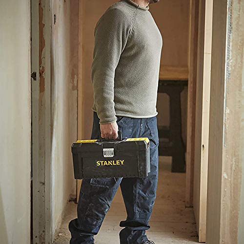 STANLEY STST1-75518 - Caja de herramientas de plastico con cierre metálico, 20 x 19.5 x 41 cm STANLEY STST1-75518 - Caja de herramientas de plastico con cierre metálico, 20 x 19.5 x 41 cm