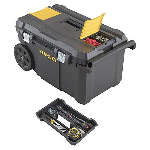 STANLEY STST1-80150 - Arcón para herramientas con cierres metálicos, 66.5 x 40.4 x 34.4 cm, capacidad 40 kg STANLEY STST1-80150 - Arcón para herramientas con cierres metálicos, 66.5 x 40.4 x 34.4 cm, capacidad 40 kg