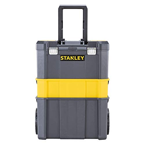 STANLEY STST1-80151 - Taller móvil para herramientas 3 en 1 con cierres metálicos, capacidad 20 kg