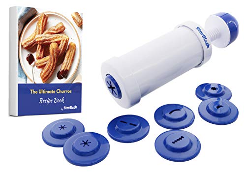 StarBlue Churrera Máquina para Hacer Churros Fácil Herramienta para Hacer Churros en 8 Formas Diferentes