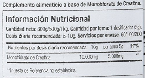 Starlabs nutrition cr5, 100% creatina micronizada, 500gr