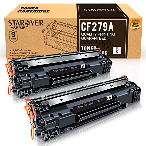 STAROVER Cartucho de Tóner Compatible Repuesto para HP 79A CF279A para HP LaserJet Pro MFP M26 M26nw M26a HP LaserJet Pro M12 M12w M12a Impresora (2 Negro) STAROVER Cartucho de Tóner Compatible Repuesto para HP 79A CF279A para HP LaserJet Pro MFP M26 M26nw M26a HP LaserJet Pro M12 M12w M12a Impresora (2 Negro)