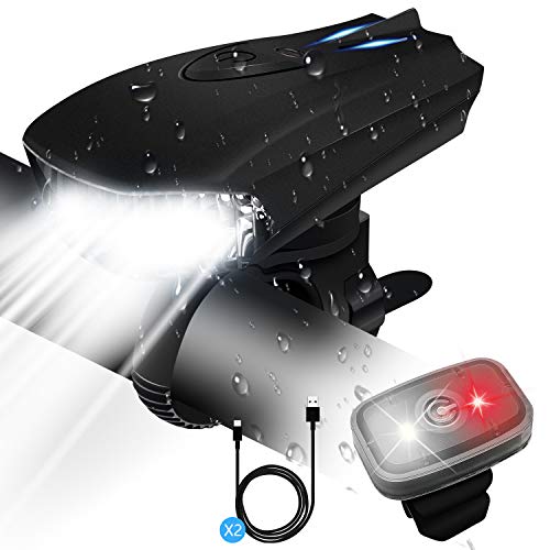 STATOR Luz Bicicleta,luces bicicleta Recargable USB con 400 Lúmenes IPX5 Impermeable,luces bicicleta delantera y trasera con 5 Modos,Luz LED Bicicleta para Carretera y Montaña- Seguridad para la Noche STATOR Luz Bicicleta,luces bicicleta Recargable USB con 400 Lúmenes IPX5 Impermeable,luces bicicleta delantera y trasera con 5 Modos,Luz LED Bicicleta para Carretera y Montaña- Seguridad para la Noche