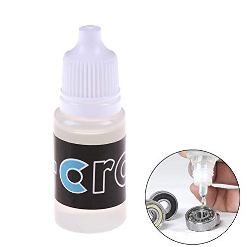 Stecto 3 lubricantes de rodamientos de 10 ml de aceite de baja viscosidad lubricante de rodamientos de velocidad para monopatín, scooter, patines de rodillos, Quad/Patines en línea Stecto 3 lubricantes de rodamientos de 10 ml de aceite de baja viscosidad lubricante de rodamientos de velocidad para monopatín, scooter, patines de rodillos, Quad/Patines en línea