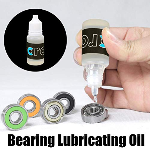 Stecto 3 lubricantes de rodamientos de 10 ml de aceite de baja viscosidad lubricante de rodamientos de velocidad para monopatín, scooter, patines de rodillos, Quad/Patines en línea Stecto 3 lubricantes de rodamientos de 10 ml de aceite de baja viscosidad lubricante de rodamientos de velocidad para monopatín, scooter, patines de rodillos, Quad/Patines en línea