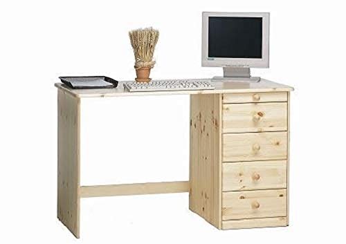 Steens 16327119 Kent 77 x 120 x 60 cm escritorio de madera de pino, madera lacada Steens 16327119 Kent 77 x 120 x 60 cm escritorio de madera de pino, madera lacada