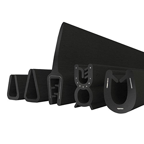 STEIGNER Junta de borde de goma S-1087 Negro 9x15 mm 3 m Perfil de goma Protección de borde de sujeción Perfil de refuerzo U STEIGNER Junta de borde de goma S-1087 Negro 9x15 mm 3 m Perfil de goma Protección de borde de sujeción Perfil de refuerzo U