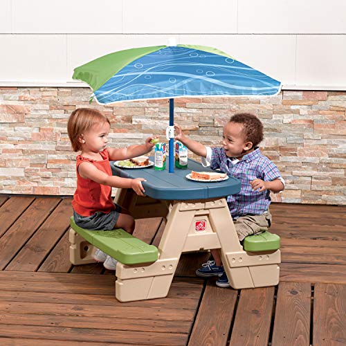 Step 2 - Mesa picnic con sombrilla Sit & Play (ColorBaby 85308) Step 2 - Mesa picnic con sombrilla Sit & Play (ColorBaby 85308)