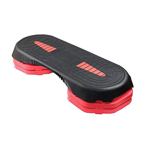 Step Fitness Escalón Ejercicio Stepper Surface Tablero aeróbico de 3 niveles Ajustable antideslizante Aerobic Stepper Home Gym Fitness Training Ejercicio Workout Step Block Board Step Aeróbic Escalón