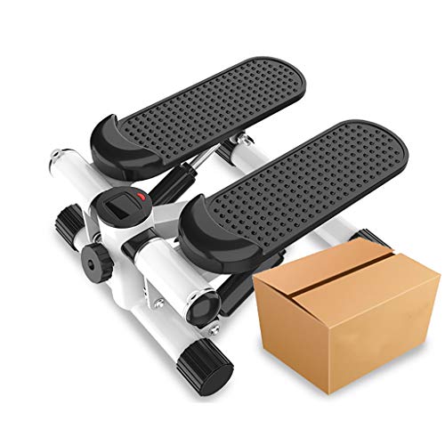 Stepper Mini, Step Machine para Fitness, Walking Machine, Cardio Fitness para el hogar, Twist Up-Down con Banda de Resistencia