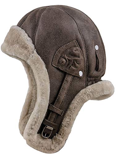 Sterkowski Gorro Ruso Zalea Ropa Ciclismo Invierno Gorro Snowboard Hombre Gorro Aviador Mujer Chapka Pasamontañas Gorro Frio Extremo Sombrero Ruso Mujer Gorro Esquimal Gorro Sovietico Gorro Cazador