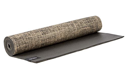 Sternitz Esterilla de Yoga ó Pilates Antiresbalante - Acolchada - Ecológica - Transportable. (Negro)