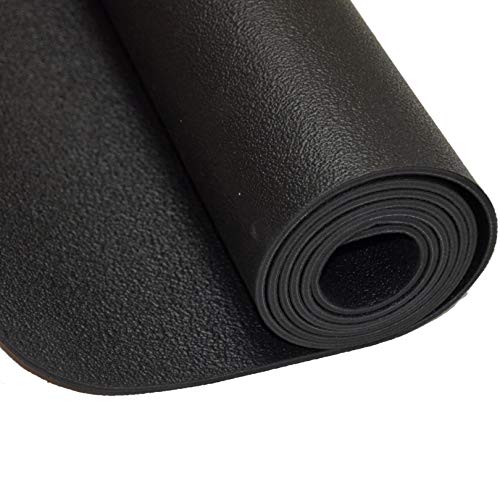 Sternitz - Esterilla de Yoga Pro - Latex Natural - Eco-Friendly - Antideslizante - Yoga Mat Natural Latex (180cm x 65cm x 4mm, Negro)