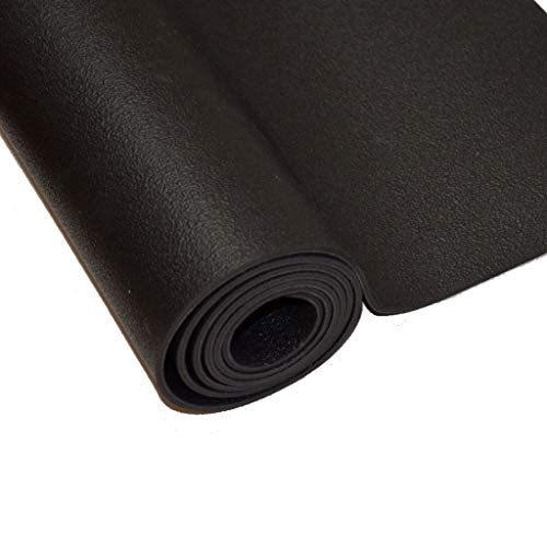 Sternitz - Esterilla de Yoga Pro - Latex Natural - Eco-Friendly - Antideslizante - Yoga Mat Natural Latex (180cm x 65cm x 4mm, Negro)