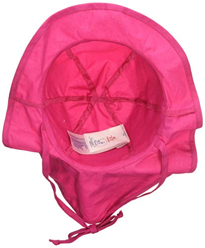 Sterntaler Sombrero unisex con cintas y protector de cuello, Edad: de 2-4 años, Tamaño: 53, Magenta