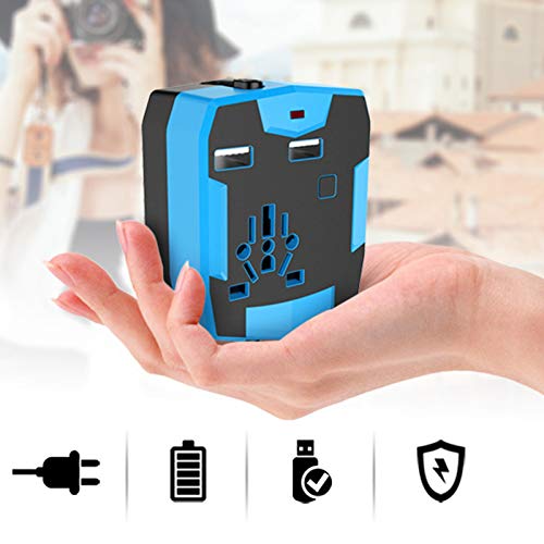 STHfficial Adaptador De Enchufe De Conversión De Cambio Universal De 100V-240V Adaptador De Negocios De Viaje Multifunción con Potencia Móvil De 3000 Mah STHfficial Adaptador De Enchufe De Conversión De Cambio Universal De 100V-240V Adaptador De Negocios De Viaje Multifunción con Potencia Móvil De 3000 Mah