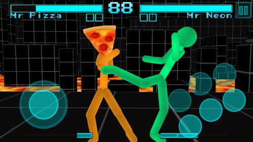 Stickman Lucha: Guerreros de neón