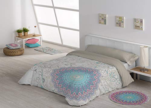 Stilia Set Nórdica 3 Piezas, Juego Edredón Almohada + Sábana Bajera Ajustable, Fundas Colchas Mod, Lecco (Cama 135 Cm (220 X 240 Cm), Beige) Stilia Set Nórdica 3 Piezas, Juego Edredón Almohada + Sábana Bajera Ajustable, Fundas Colchas Mod, Lecco (Cama 135 Cm (220 X 240 Cm), Beige)