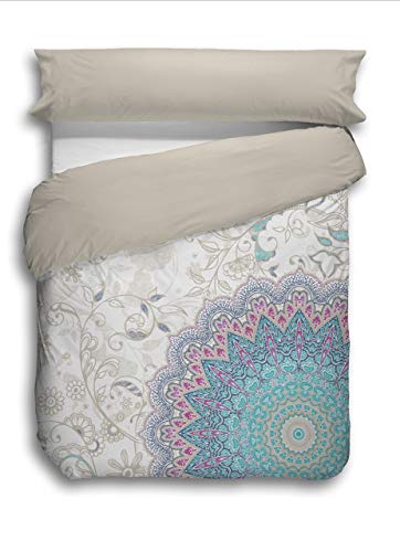 Stilia Set Nórdica 3 Piezas, Juego Edredón Almohada + Sábana Bajera Ajustable, Fundas Colchas Mod, Lecco (Cama 135 Cm (220 X 240 Cm), Beige) Stilia Set Nórdica 3 Piezas, Juego Edredón Almohada + Sábana Bajera Ajustable, Fundas Colchas Mod, Lecco (Cama 135 Cm (220 X 240 Cm), Beige)