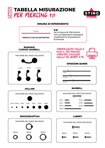 STING Piercing esterilizado, acero quirúrgico seguro, bola Ring – STGZ-BCA-1.2-8-3 STING Piercing esterilizado, acero quirúrgico seguro, bola Ring – STGZ-BCA-1.2-8-3