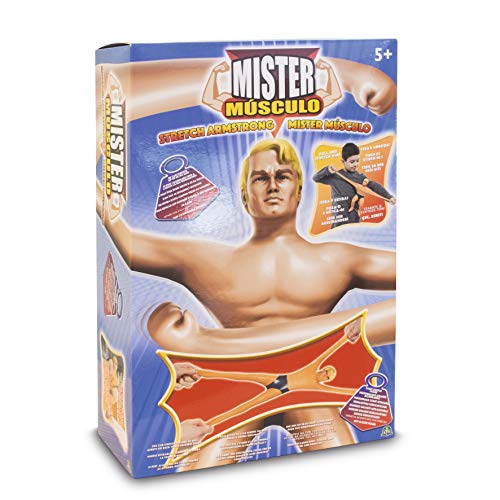 STRETCH - Mister Musculo - Muñeco Stretch Armstrong Estirable (Giochi Preziosi TRE00000)