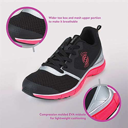 STRONG by Zumba Zapato de Entrenamiento atlético para Mujer 5,5 M de EE.UU. Negro/Plata STRONG by Zumba Zapato de Entrenamiento atlético para Mujer 5,5 M de EE.UU. Negro/Plata
