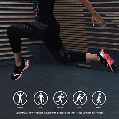 STRONG by Zumba Zapato de Entrenamiento atlético para Mujer 5,5 M de EE.UU. Negro/Plata