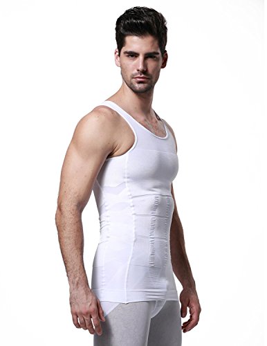 STTLZMC Faja Chaleco Hombre Adelgazante Reductora Compresion Elástica de Ropa Interior M-XXXL,Blanco,Medium STTLZMC Faja Chaleco Hombre Adelgazante Reductora Compresion Elástica de Ropa Interior M-XXXL,Blanco,Medium