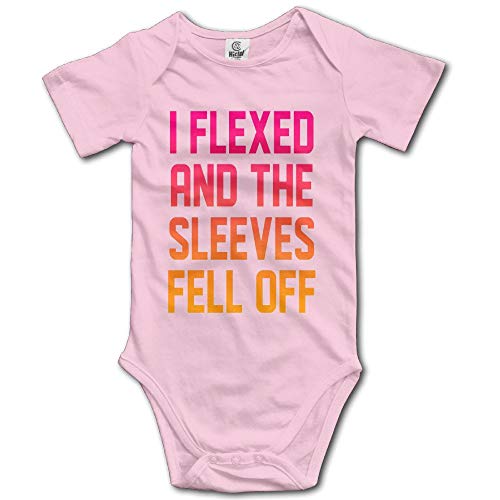 Stylish home Mamelucos de manga corta para bebés 100% algodón para niños pequeños flexionados y las mangas se cayeron ropa de escalada