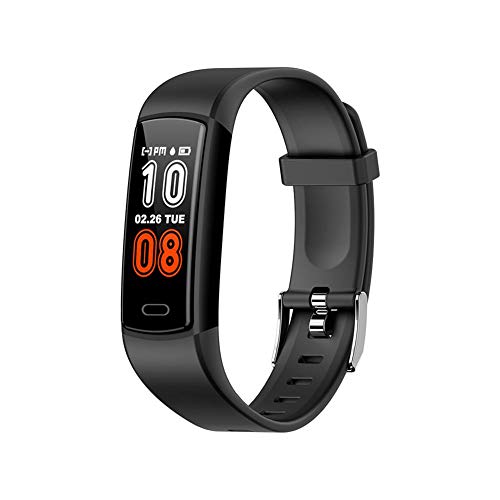 su-xuri Reloj Deportivo para iOS Android, 0.96 Pulgadas de Pantalla de Alta Definición Reloj Inteligente Impermeable Multi-Deporte Bluetooth Pulsera Monitoreo de Salud Pulsera para Hombres Y Mujeres