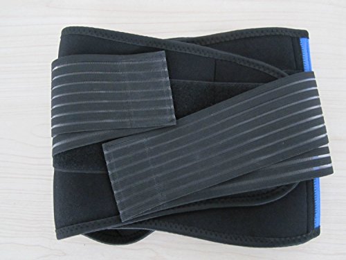 SUAVER Neopreno Deluxe Doble Halar Lumbar Inferior de la Espalda Apoyo de la Ayuda Cinturón de Ejercicio Alivio del Dolor (Negro, XXXXXX-L /58-62") SUAVER Neopreno Deluxe Doble Halar Lumbar Inferior de la Espalda Apoyo de la Ayuda Cinturón de Ejercicio Alivio del Dolor (Negro, XXXXXX-L /58-62")