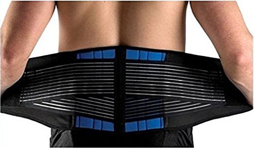 SUAVER Neopreno Deluxe Doble Halar Lumbar Inferior de la Espalda Apoyo de la Ayuda Cinturón de Ejercicio Alivio del Dolor (Negro, XXXXXX-L /58-62") SUAVER Neopreno Deluxe Doble Halar Lumbar Inferior de la Espalda Apoyo de la Ayuda Cinturón de Ejercicio Alivio del Dolor (Negro, XXXXXX-L /58-62")