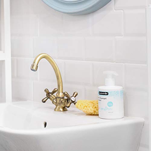 Suavinex Esponja 100% Natural para Bebé con Materiales del Mar muy Suave y Gran Poder de Absorción, Tamaño Mediano Suavinex Esponja 100% Natural para Bebé con Materiales del Mar muy Suave y Gran Poder de Absorción, Tamaño Mediano