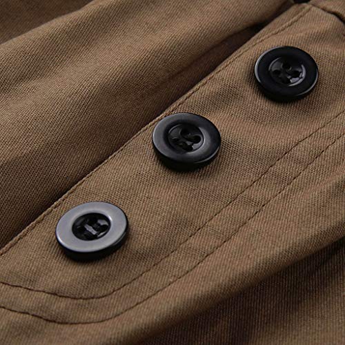Subfamily Pantalones Casuales Deportivos de Color Sólido con Bolsillo con Cordón para Hombres, Casual Fitness Bodybuilding Pocket Skin Pantalones Deportivos de Cuerpo Entero Caqui XXL Subfamily Pantalones Casuales Deportivos de Color Sólido con Bolsillo con Cordón para Hombres, Casual Fitness Bodybuilding Pocket Skin Pantalones Deportivos de Cuerpo Entero Caqui XXL