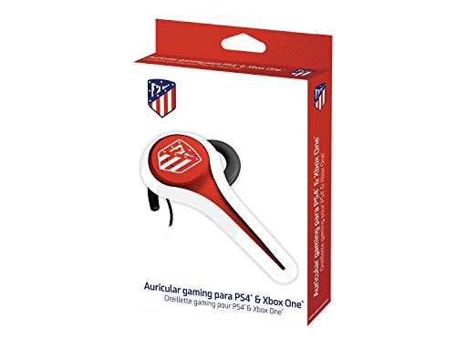 Subsonic - Auricular Gaming y Kit peatón Licencia Oficial ATM Atlético de Madrid Compatible Playstation 4 - PS4 Pro - PS4 Slim - Xbox One - PS3 - Smartphone - Tableta - iPhone 4 - iPhone 5 iPhone 6