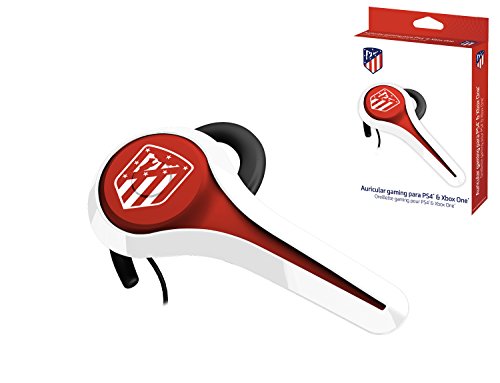 Subsonic - Auricular Gaming y Kit peatón Licencia Oficial ATM Atlético de Madrid Compatible Playstation 4 - PS4 Pro - PS4 Slim - Xbox One - PS3 - Smartphone - Tableta - iPhone 4 - iPhone 5 iPhone 6