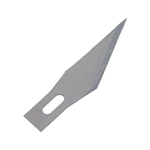 SUCHUANGUANG 150 Piezas de Repuesto de Cuchillas de Hobby para Cuchillo de Tallado, Trabajo de Arte DIY, Escultura de Corte, Herramienta de Plata, Pala de Corte de Acero SUCHUANGUANG 150 Piezas de Repuesto de Cuchillas de Hobby para Cuchillo de Tallado, Trabajo de Arte DIY, Escultura de Corte, Herramienta de Plata, Pala de Corte de Acero