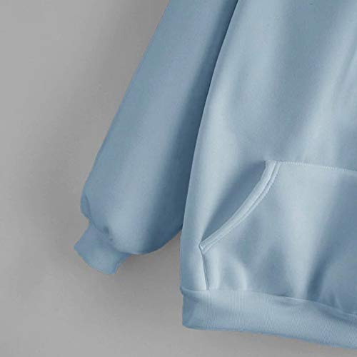 Sudadera Adolescentes Chicas Tumblr de Color Sólido con Bolsillo - Sudaderas Manga Larga Mujer Flojo Moda - Fossen Casual Sweatshirt Hoodies Suéter Sudadera Adolescentes Chicas Tumblr de Color Sólido con Bolsillo - Sudaderas Manga Larga Mujer Flojo Moda - Fossen Casual Sweatshirt Hoodies Suéter
