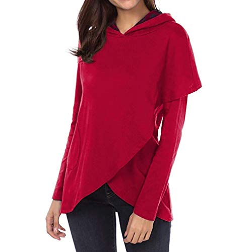 Sudadera con Capucha De Manga Larga A Cuadros De Las Mujeres, Belasdla Top De Retazos A Cuadros Suelta Casual Tops Camisa De Camisa De La Ropa De OtoñO Invierno Fiesta De Mujer De Moda Sudadera con Capucha De Manga Larga A Cuadros De Las Mujeres, Belasdla Top De Retazos A Cuadros Suelta Casual Tops Camisa De Camisa De La Ropa De OtoñO Invierno Fiesta De Mujer De Moda
