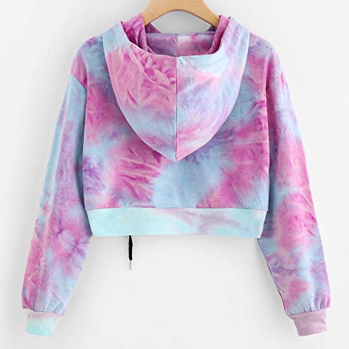 Sudadera Mujer con Capucha 2020 Tie-Dye Estampado Originals - Chica de Moda Suéter Otoño e Invierno Manga Larga - Vibrante Abrigos para Niñas y Mujeres