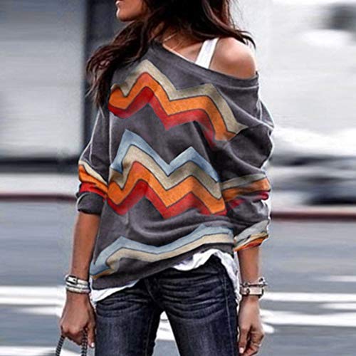 Sudadera para Mujer,Moda Manga Larga Casual Fuera del Hombro Sudaderas Cortos Cuello Redondo Jersey Mujer OtoƱo Primavera Blusa Tops Tumblr SuƩter Mujer Abrigo Deportiva vpass Sudadera para Mujer,Moda Manga Larga Casual Fuera del Hombro Sudaderas Cortos Cuello Redondo Jersey Mujer OtoƱo Primavera Blusa Tops Tumblr SuƩter Mujer Abrigo Deportiva vpass
