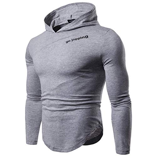 Sudaderas con Capucha De Sudaderas Festiva Ropa Hombres para Gimnasio para Culturismo Ejercicio Slim Fit Tops Athletic Fitness Ejercicio Running Manga Larga Pure Color Pullover Outfit