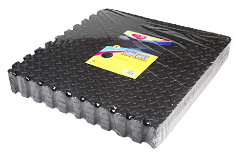 Suelo goma eva; 4 Piezas y 8 Bordes; Grosor de 2cm; 61,5 x 61,5cm; suelo gimnasio – Más gruesas y grandes que las baldosas habituales, para Gym, Tatami Puzzle. Suelo goma eva; 4 Piezas y 8 Bordes; Grosor de 2cm; 61,5 x 61,5cm; suelo gimnasio – Más gruesas y grandes que las baldosas habituales, para Gym, Tatami Puzzle.