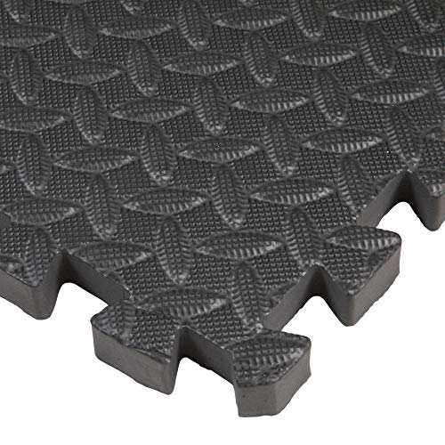 Suelo goma eva; 4 Piezas y 8 Bordes; Grosor de 2cm; 61,5 x 61,5cm; suelo gimnasio – Más gruesas y grandes que las baldosas habituales, para Gym, Tatami Puzzle. Suelo goma eva; 4 Piezas y 8 Bordes; Grosor de 2cm; 61,5 x 61,5cm; suelo gimnasio – Más gruesas y grandes que las baldosas habituales, para Gym, Tatami Puzzle.