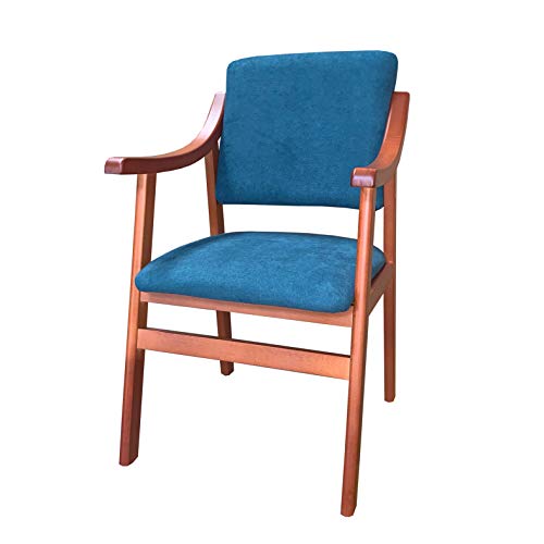 Sueña y Descansa Sillón de Madera Reforzado en Color Cerezo con Varios Tapizados (Cerezo Esmeralda) Sueña y Descansa Sillón de Madera Reforzado en Color Cerezo con Varios Tapizados (Cerezo Esmeralda)