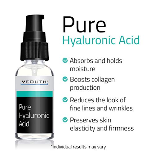 Suero Ácido Hialurónico Facial YEOUTH - Fórmula 100% pura para el antienvejecimiento! (1oz) Suero Ácido Hialurónico Facial YEOUTH - Fórmula 100% pura para el antienvejecimiento! (1oz)