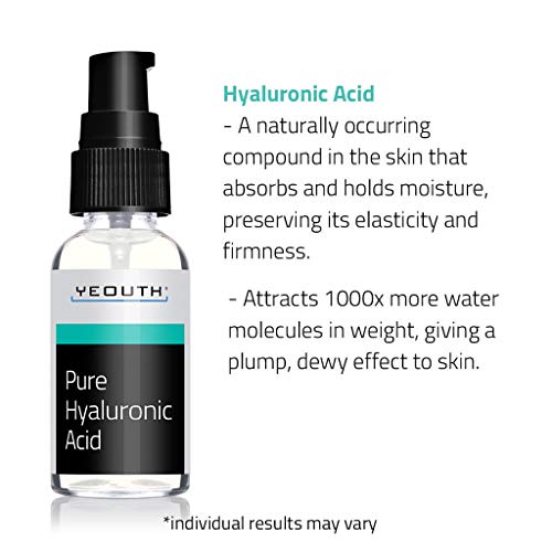 Suero Ácido Hialurónico Facial YEOUTH - Fórmula 100% pura para el antienvejecimiento! (1oz) Suero Ácido Hialurónico Facial YEOUTH - Fórmula 100% pura para el antienvejecimiento! (1oz)